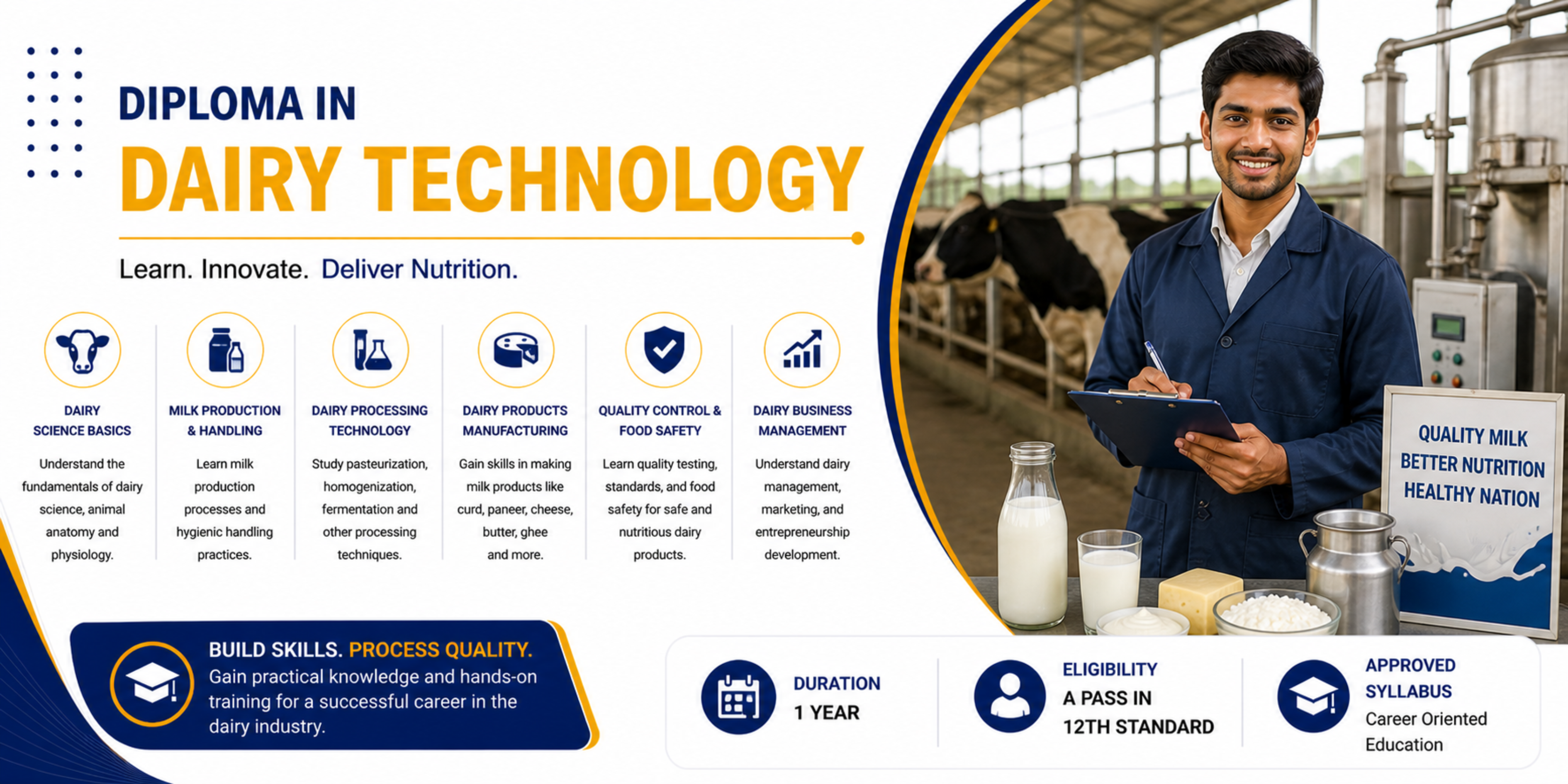 Diploma in Dairy Technology in Coimbatore
